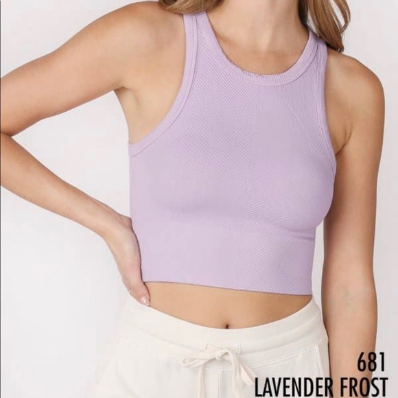 High neck crop top - Picture 1 of 2